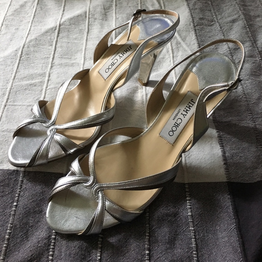COPY - Jimmy Choo silver heels